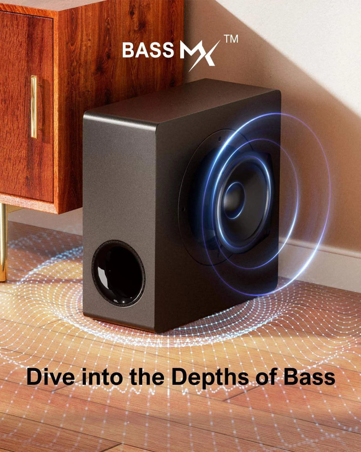 Detachable Home Theater Soundbar Subwoofer